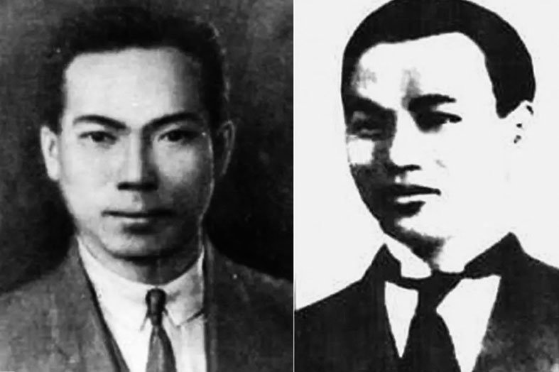 左图为陈延年像,右图为陈乔年像 图片来源:新华社